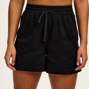 Black Drawstring Charlie Shorts NWT